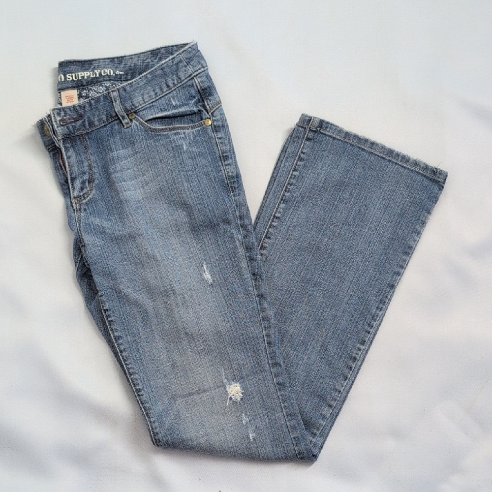 Mossimo Supply Co. Light Blue Straight Leg Jeans